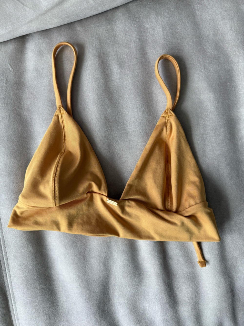 Gooseberry Seaside/Intimates Bikini Top in Gold